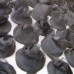Ткань Шифоновые розы 3D (черный)